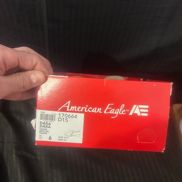 American Eagle By Payless Taupe Suede Side-Zip Flats - Picture 6 of 6